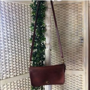 Coach Brown Vintage Leather Satchel Bag